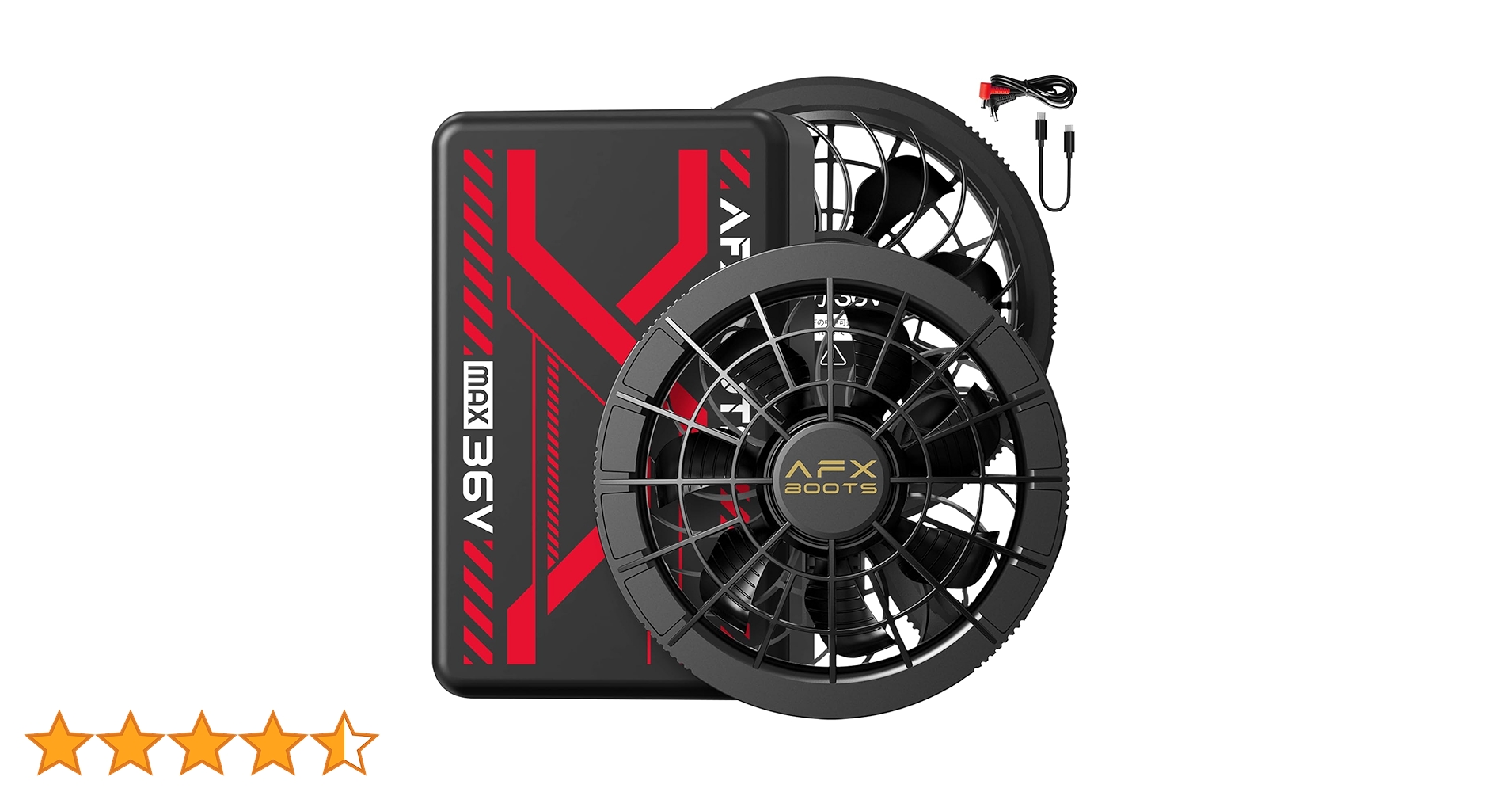 2個！ 空調服用 ファンバッテリーセット 36V 26800mAh 156L/S 2個